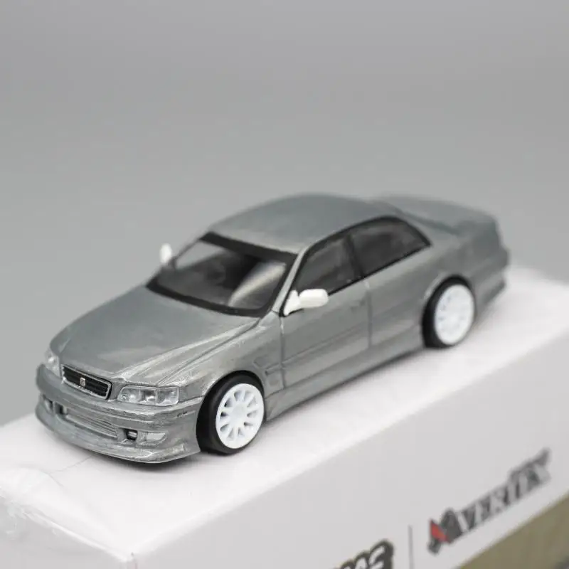 Tarmac Works TW 1/64 Chaser JZX100 White Chase Varnish Die-cast Alloy Car Model Collection Gift