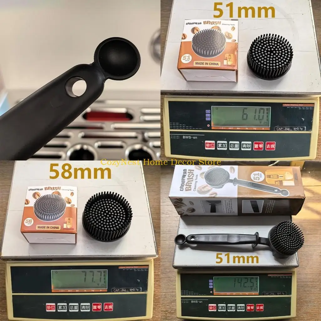 

92MF Щетка для кофемашины для чистки фильтров и держателей Очиститель оборудования для эспрессо