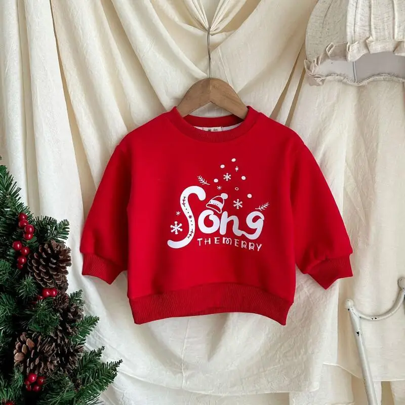 

Kids Child Homewear T Shirts New Girl Clothes 2025 Children's Autumn and Winter Clothes Student Christmas Underwear Y2K Kawaii