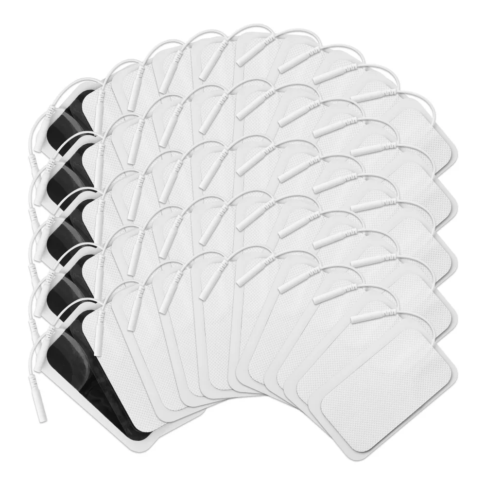 100/50/20P Tientallen Elektroden Pad EMS Spierstimulator Patch Herbruikbare Vervangbare Niet-geweven Stof zelfklevende Massager Stickers