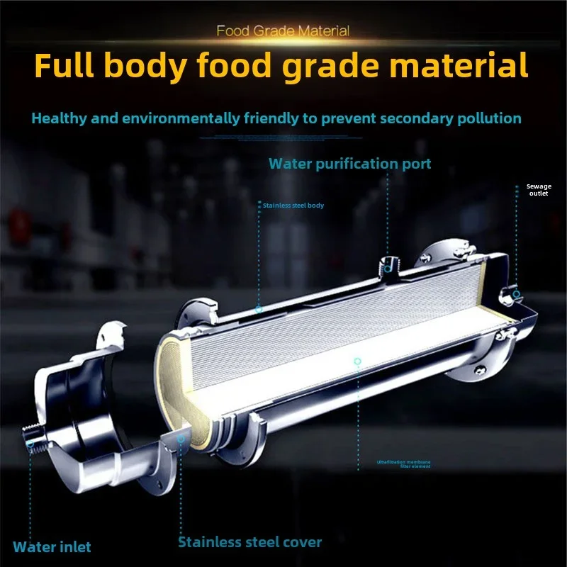 STARWELL-Water Purifier 102-800C Stainless Steel Ultrafiltration Water Purifier for Household Water Filter Purifier Water Filter