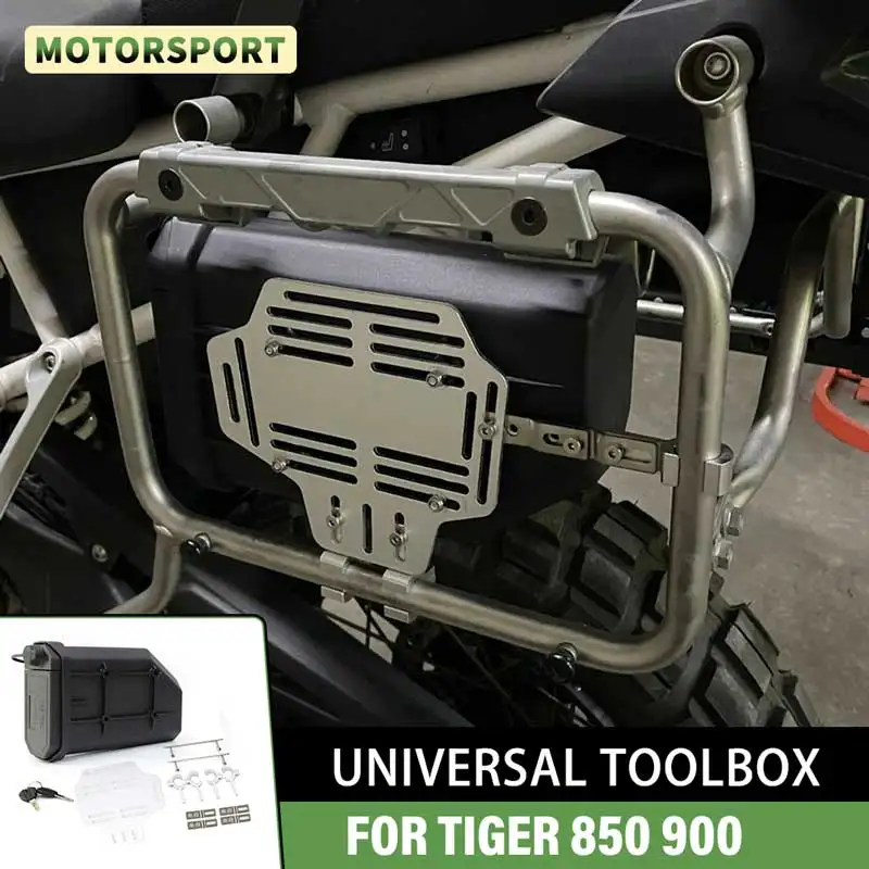 

FOR TIGER 850 900 TIGER 850 NEW Side Tool Box Tool Box Waterproof Side Decorative Toolbox Side First-aid/ Breakdown kit Toolbox