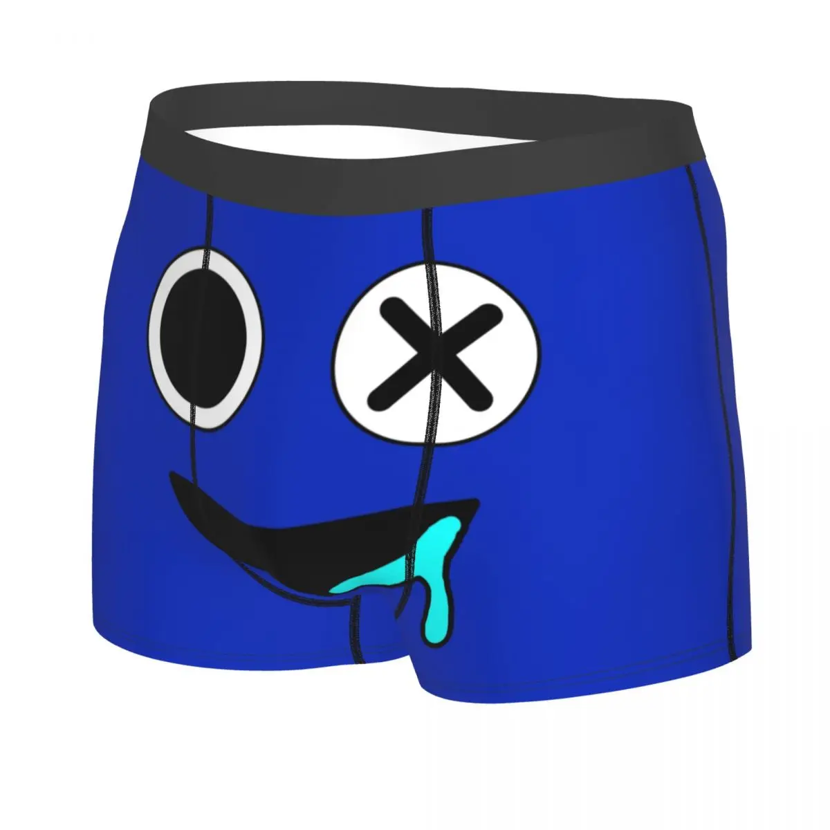 Fashion Blue Face Rainbows Friend Boxers Shorts Panties Male Underpants Breathable Video Game Briefs Underwear