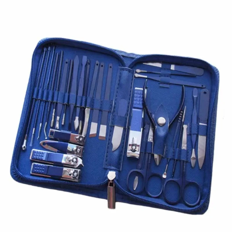 New Manicure Cutters 30 PCs Nail Clipper Set Household Stainless Steel Manicure Kit Nail Clippers Pedicure Nail Scissors Tool