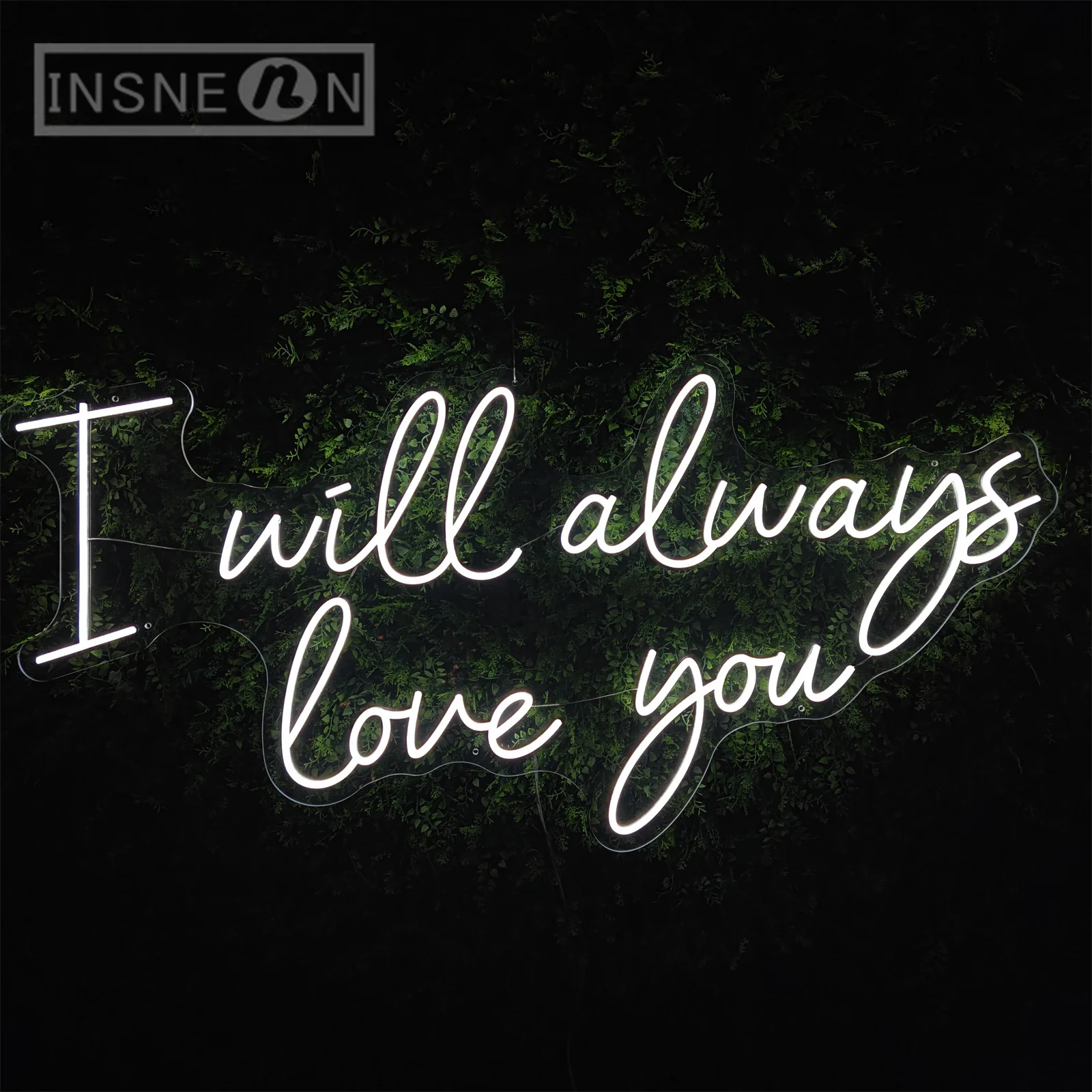 I Will Always Love You Wedding Neon Sign Light Room Wall Neon Art Decor Bedroom Hanging LED Neon Lighting Signs Decoration Gifts