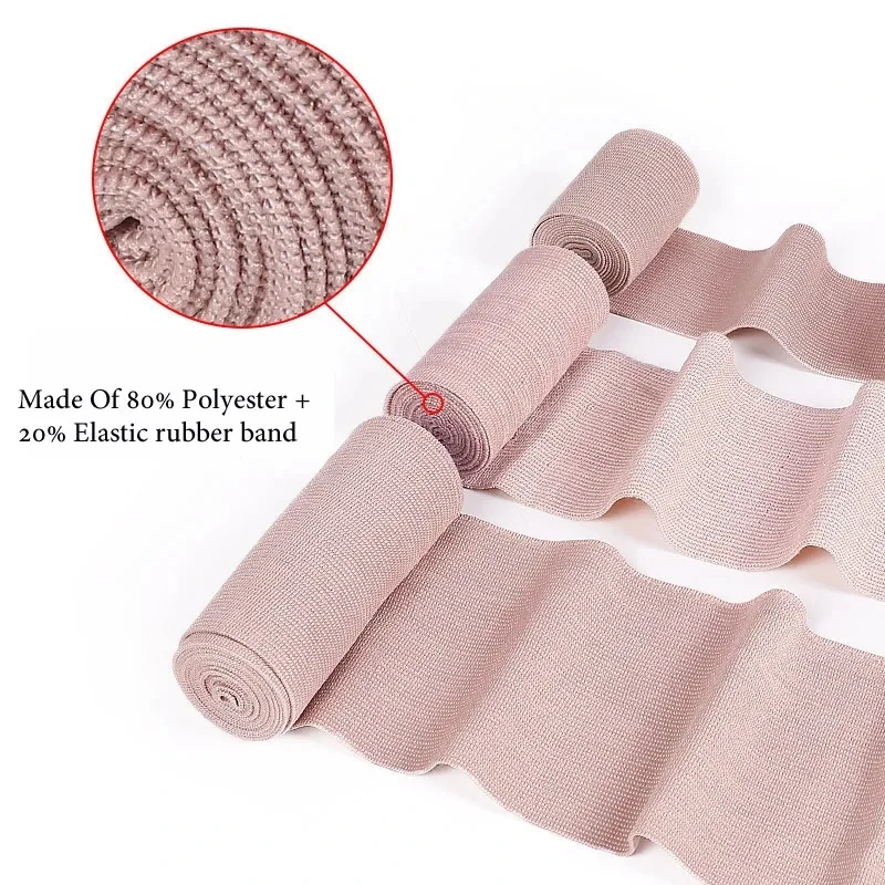 1 Roll High Elastic Wound Dressing Bandage Outdoor Sports Sprain Treatment Bandage For First Aid Kits Accessories