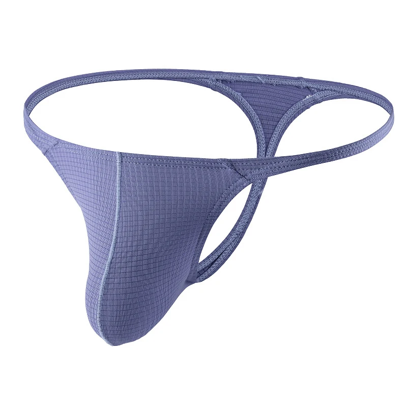 Mens Sexy G-string Low Rise Light Thong Penis Pouch Bikini Tangas Underwear Male Erotic Panties Breathable T-back Underpants