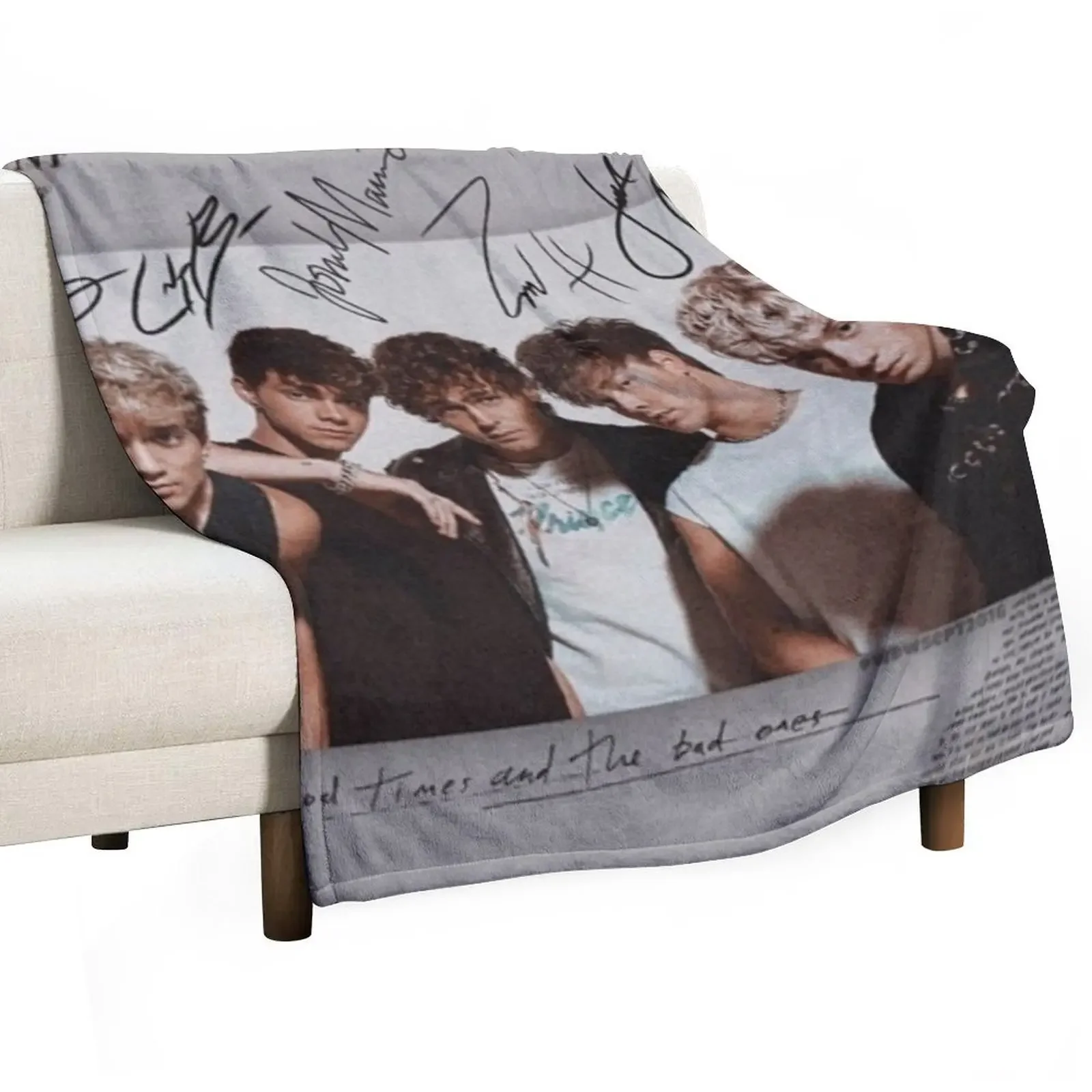 

Why Don't We <3 Throw Blanket Cute Plaid Personalized Gift Blankets
