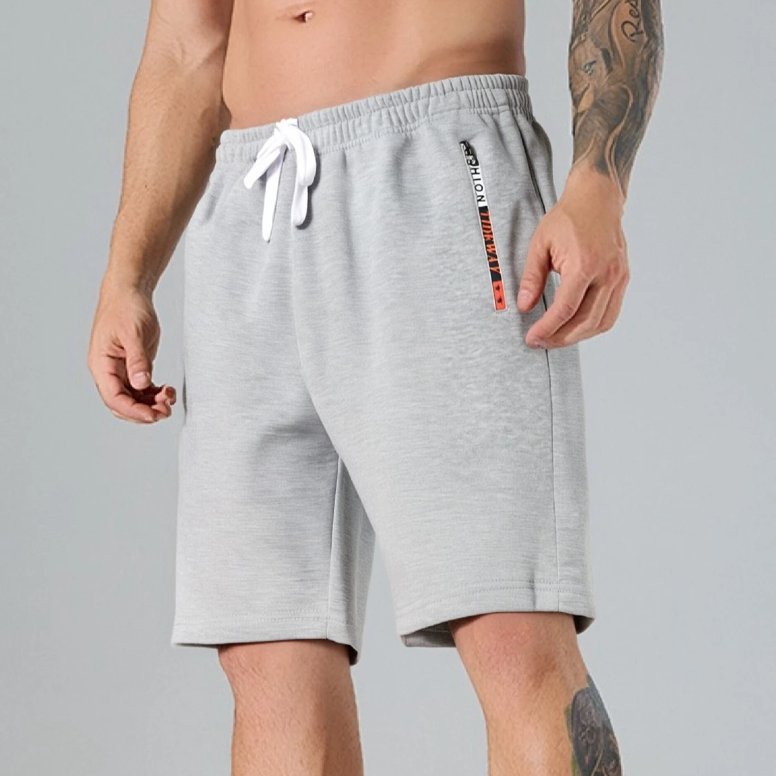 

Летние мужские спортивные шорты, крутая спортивная одежда, шорты для бега, повседневные штаны для тренажерного зала, фитнеса, бега, шорты для мужчин, черные, серые