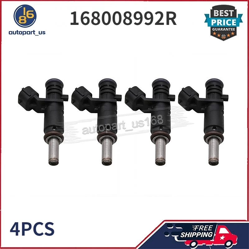 168008992R 168 008 992 R 4Pcs Fuel Injectors