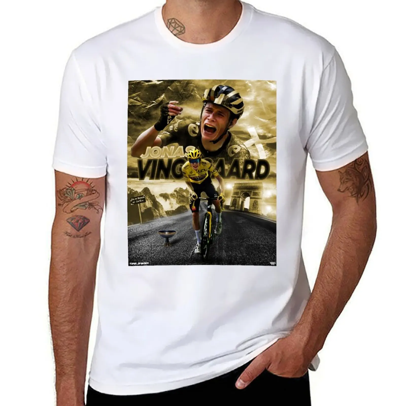 

JONAS VINGEGAARD - TDF 2022 T-Shirt t shirts for man cotton man t shirts cotton T-Shirt