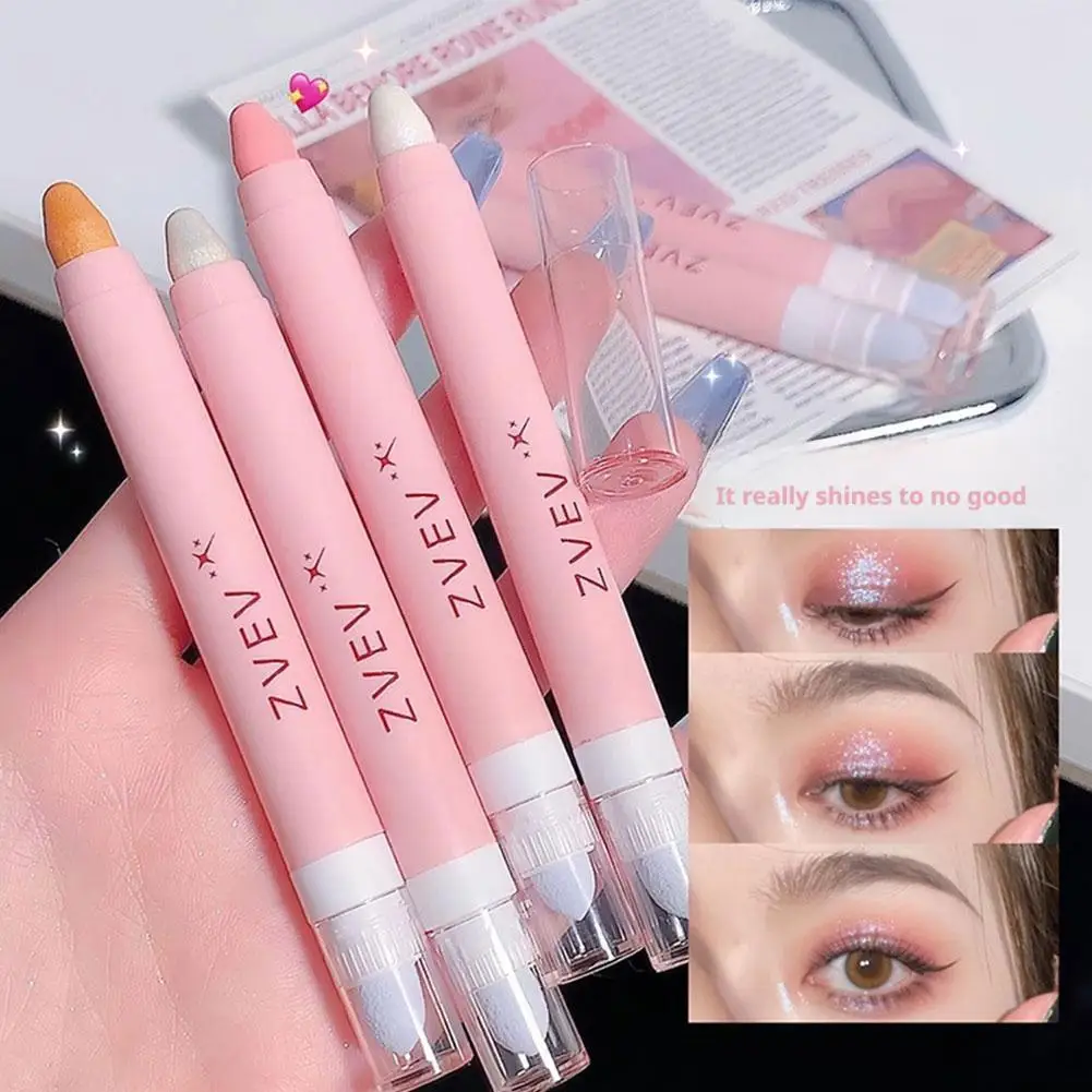 Stylo ver à soie éblouissant pour dormir, illumine les cernes, estompe le Contour, reflets, bâton de maquillage, lignes pour les yeux