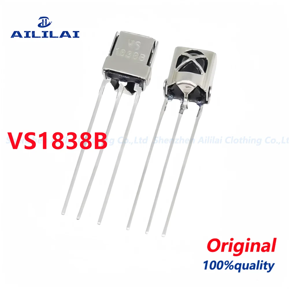 5PCS Universal IR Infrared Receiver VS1838B TL1838 HX1838 Universal 1838 38Khz Wholesale New And Orininal