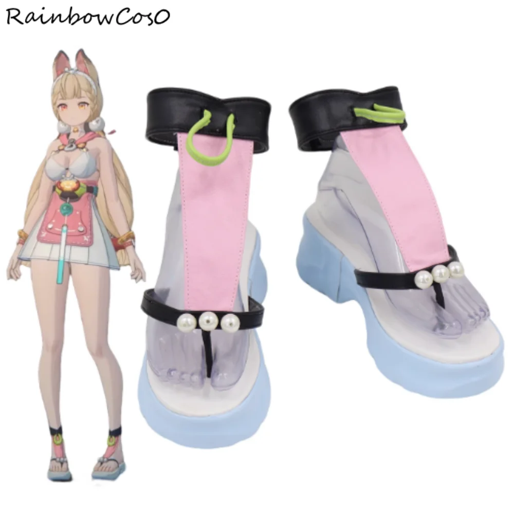 

Alice Thymefield Zenless Zone Zero Cosplay Shoes Boots Game Anime Party Halloween RainbowCos0 W5073