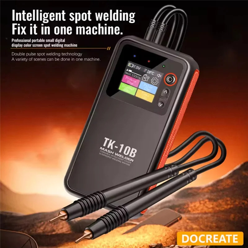 

Classy-TK-10B Portable Professional Handheld Spot Portable Spot Welder Color Display Welding DIY Mini Welding Machine