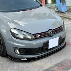 For VW Golf 6 GTI Golf MK6 GTI GTD 2009-2013 Car Front Bumper Lip Spoiler Cap Front Bumper Protector Guard Covers Bodykit