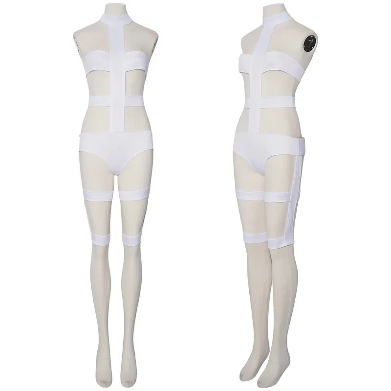 Movie The Fifth Element Cosplay Adult Women Vintage Airline Stewardess Halloween Costume For Retro Party FD1;6 - view 5
