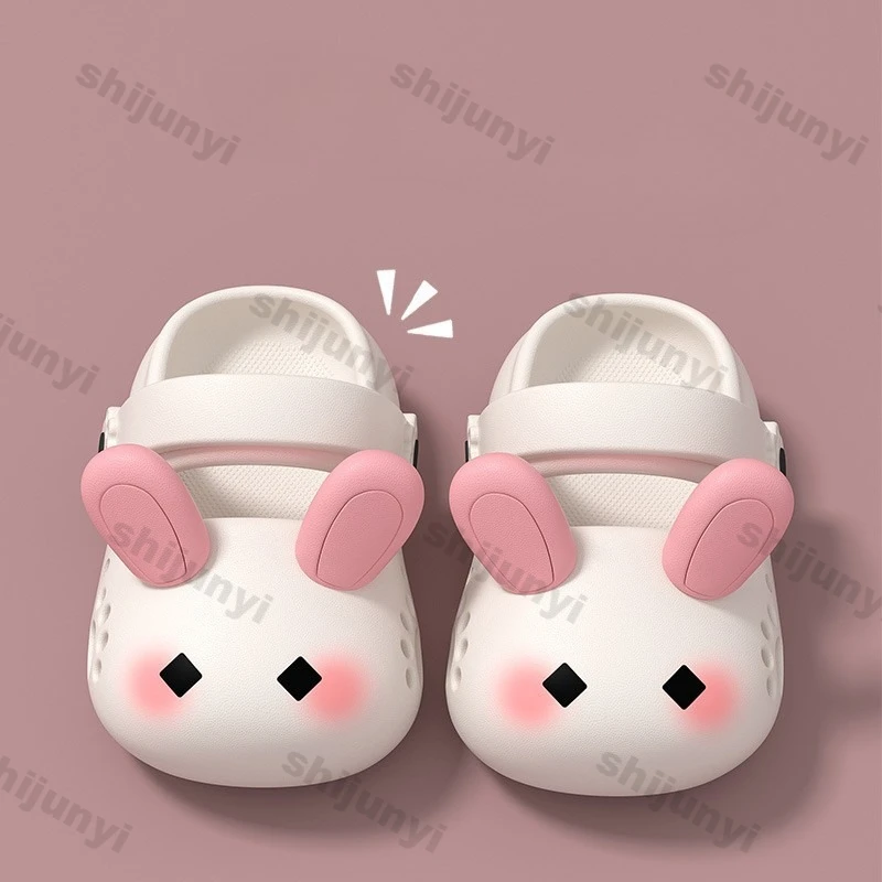 Picture 3: Summer Children's Home Shoes Fashion EVA Cartoon Cute Boy Girls' Sandals Anti Slip Breathable Kids Outdoor Beach Slippers