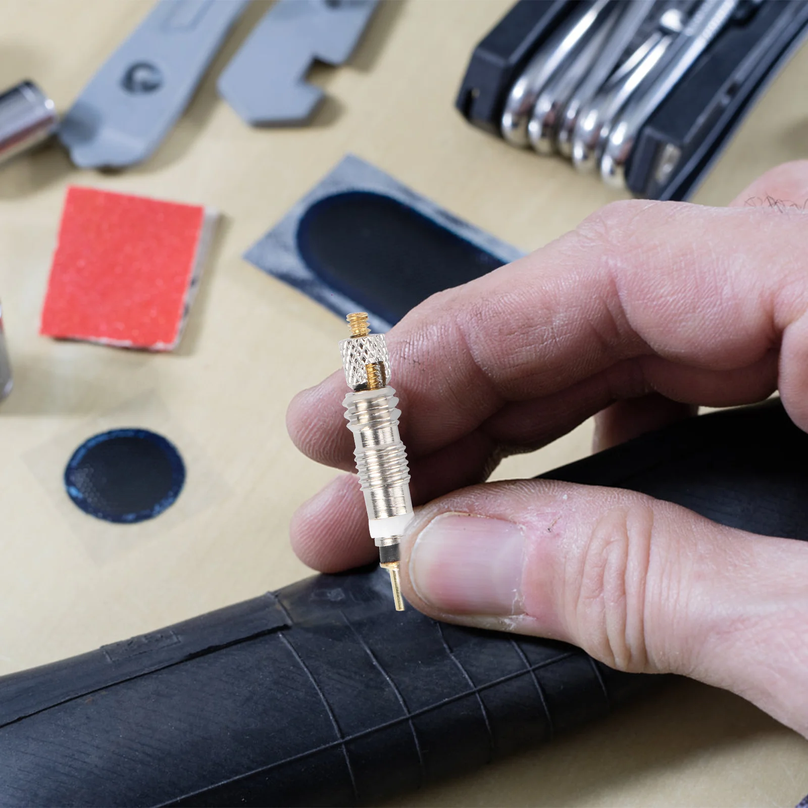 

10Pcs Tire Stem Core Replacement for Motorcycle High Pressure 300 Psi Seal Movable Pin Spring Loaded Silver Tire Core