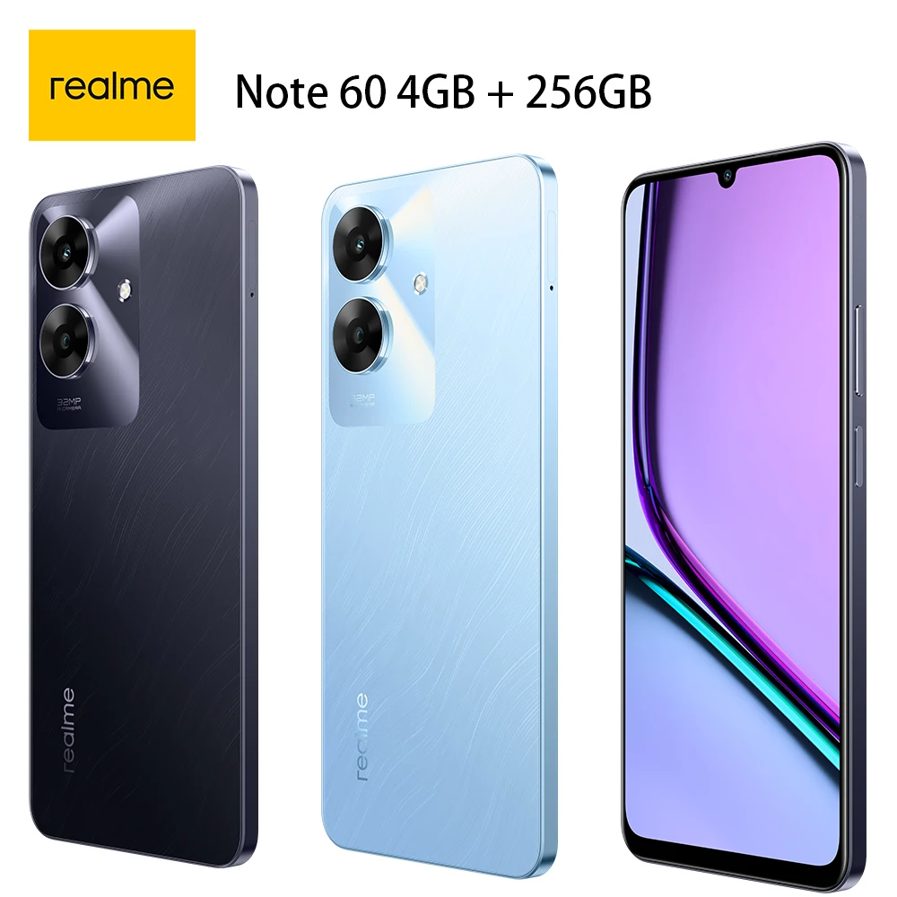 هاتف Realme Note 60 4G الذكي 4GB Ram 256GB Rom 5000mAh