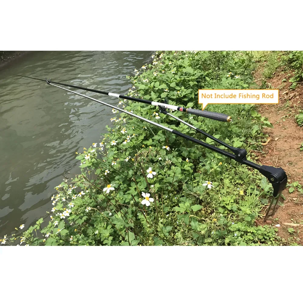 Fishing Rod Bracket Rack Pole Stand Holder Adjustable 1.5m 1.7m 2.1m 2.4m Carp Pole Stainless Steel Winter Fishing Accessories