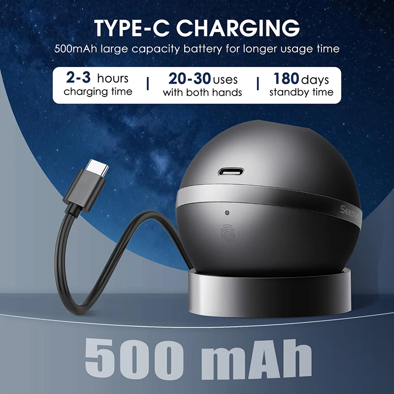 Seemagic Electric Nail Clipper with Grinder - Gift Set
