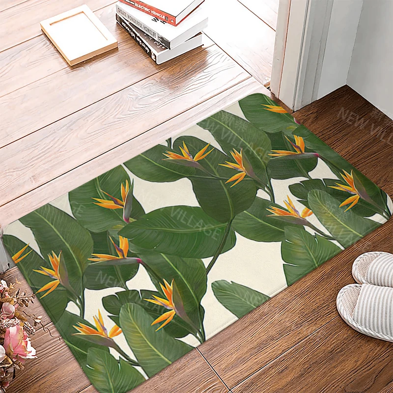 Anti-slip Bath Mat Bathroom Small Rug Shower Mat plant Home Decor Door Mat Bedroom Entrance Room Mats Floor Carpet Kitchen Mat image 2