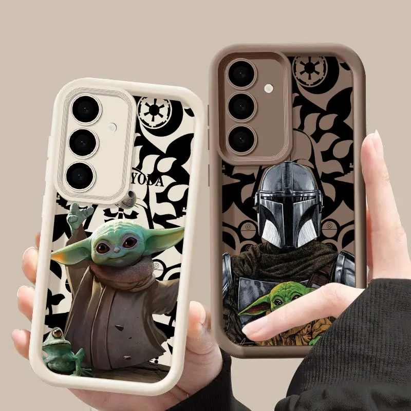 S-Stars-wars Baby Yodas S26 Ultra Case For Samsung Galaxy S26 S25 S24 S22 S23 Ultra S21 Plus S20 S25 FE Camera Protection Cover