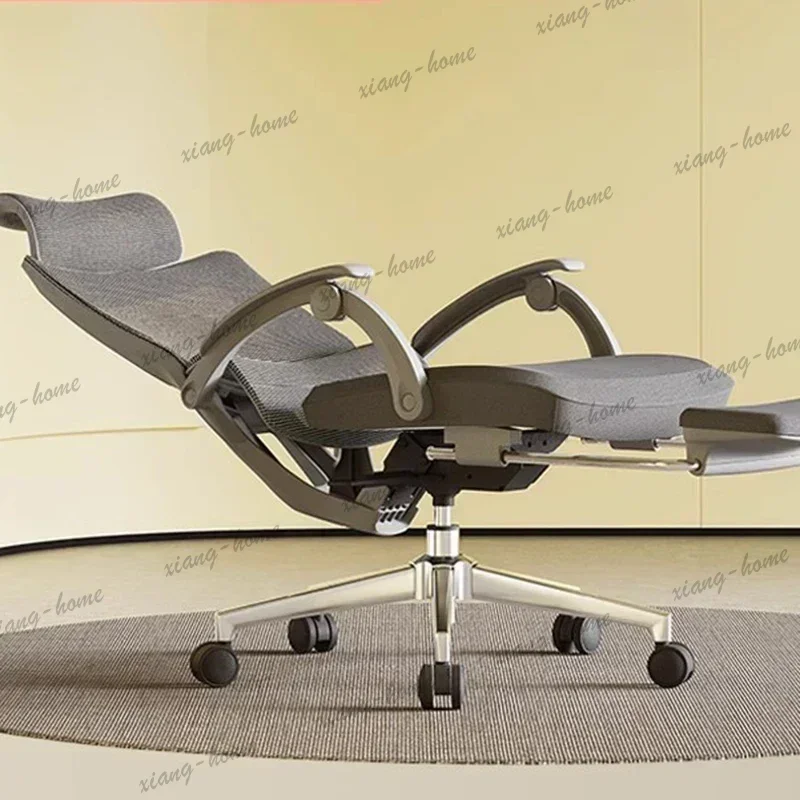 YJ Mesh Rolling Dining Office Chairs Desk Recliner Luxury Folding Office Chairs Vanity Computer Chaise De Bureaux Home Furniture