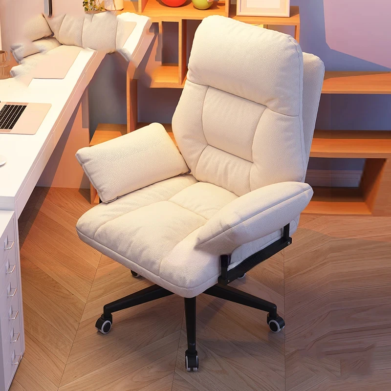 Desk Gaming Chair Office Computer Recliner Floor Comfortable Beach White Study Chair Vanity Cadeira Para Computador Furniture