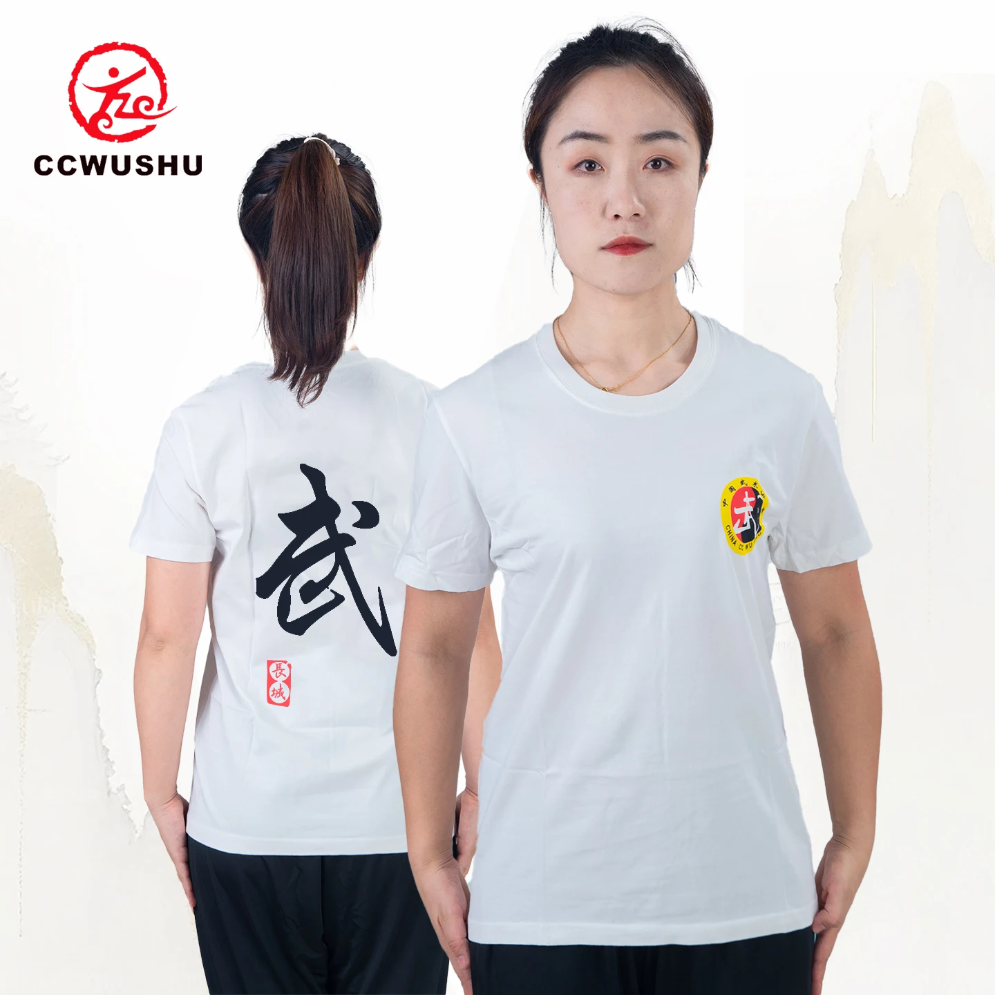 ccwushu T-shirt wushu clothes wushu uniform kungfu  T-shirt chinese kungfu clothes wushu taichi taiji clothes uniform taichiquan view 5
