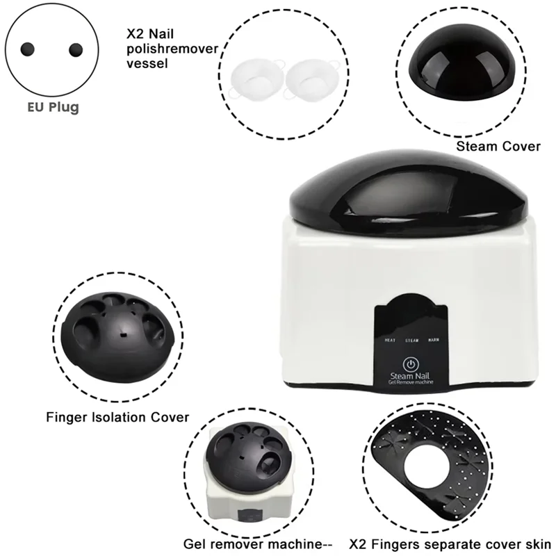 電気爪強化ツールジェル研磨リムーバーマニキュアリムーバーネイルサロンに適した EU EU プラグ