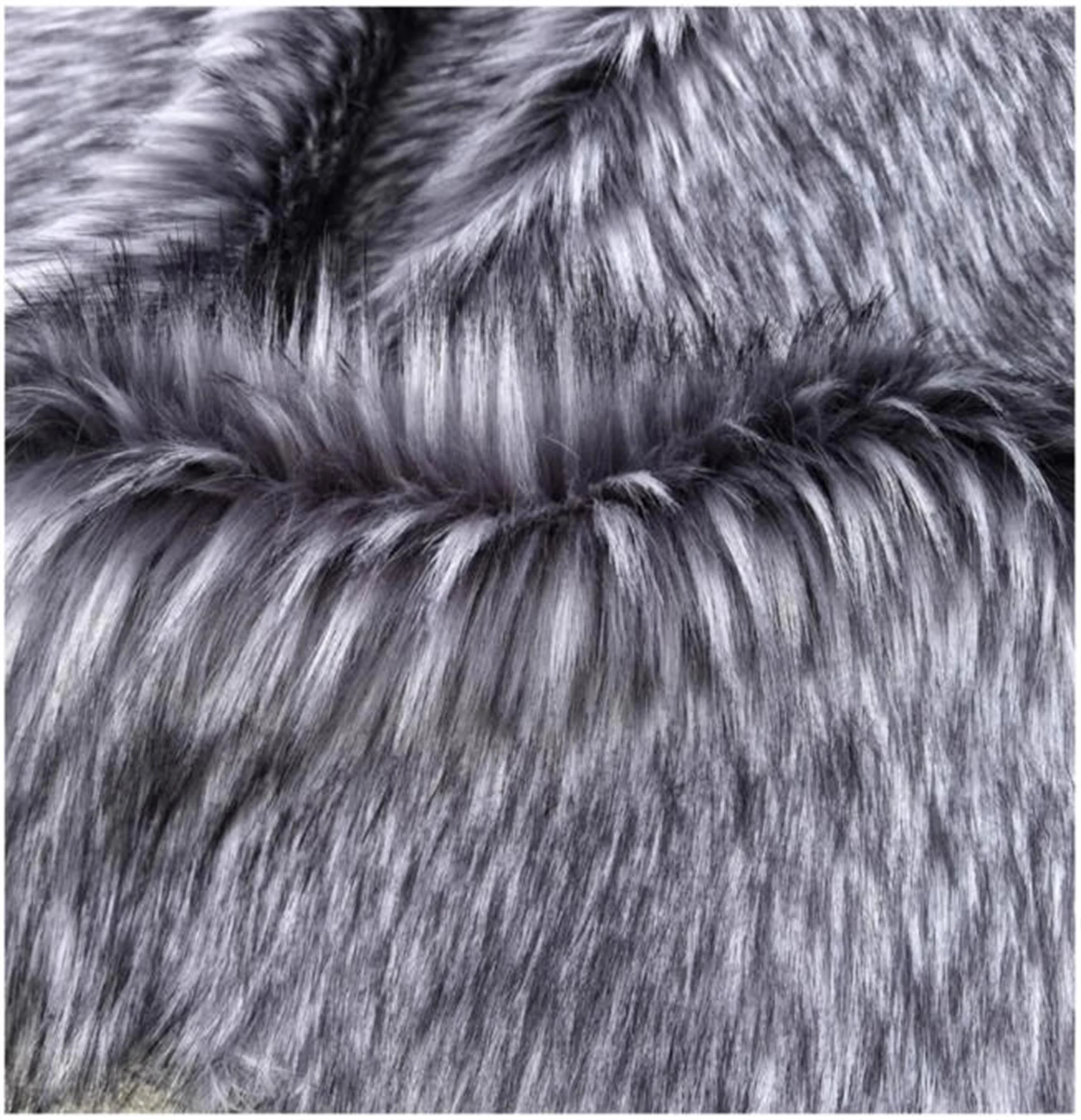 

Искусственная плюшевая ткань, имитация меха енота, аниме-шаль для косплея, ткань с меховым воротником своими руками.