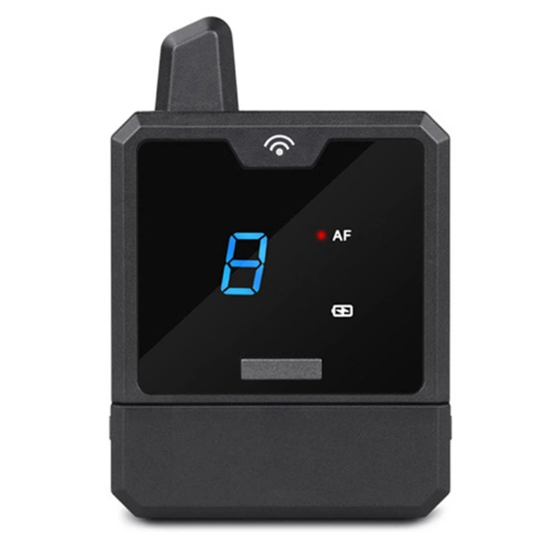 UHF IEM نظام مراقبة لاسلكي داخل الأذن صوت صغير UHF قابل لإعادة الشحن لمراقبة صوت الموسيقى والبث المباشر