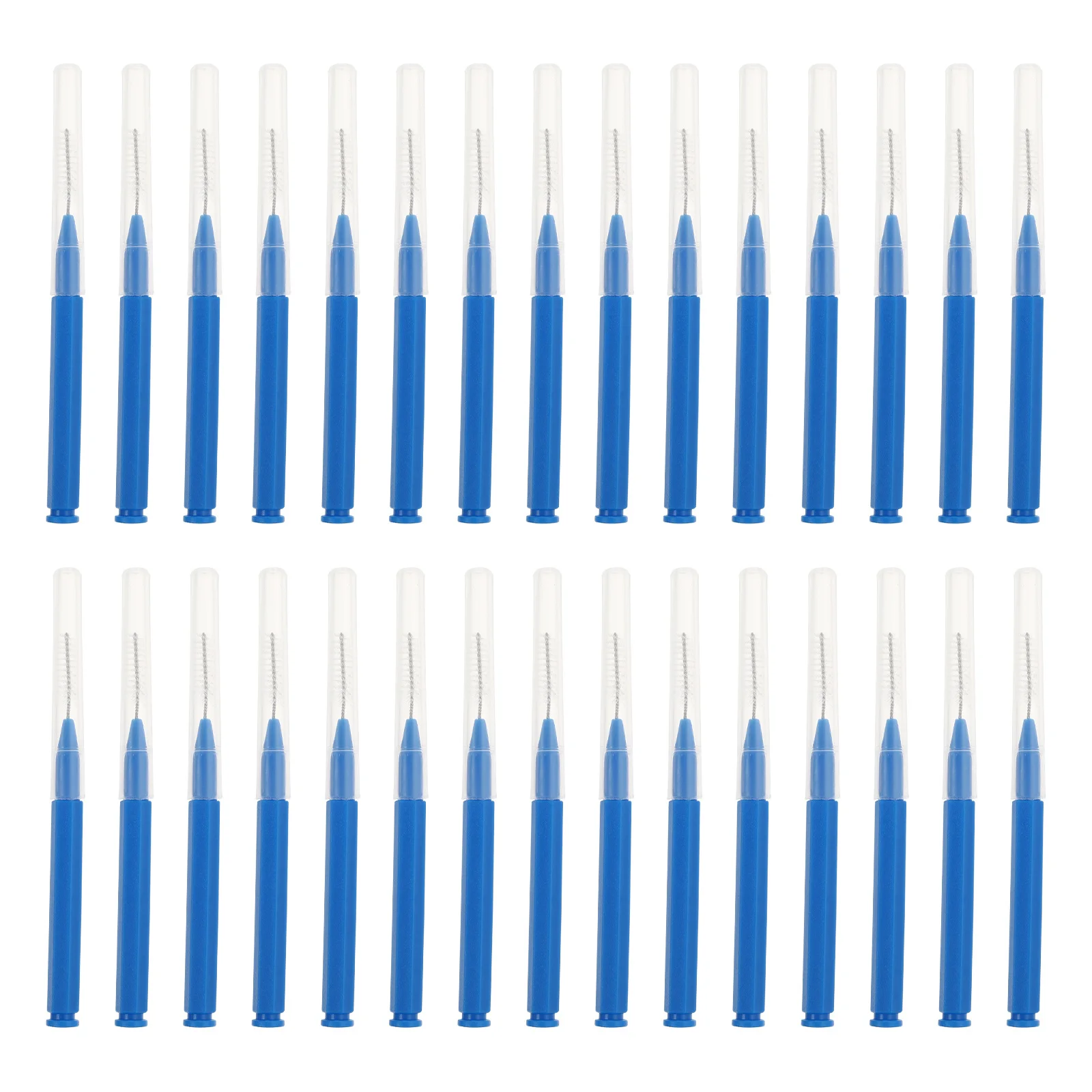 

30Pcs Interdental Brush Tooth Floss Picks Safe Effective Oral Care Remove Plaque Between Teeth Portable Interdental Brush