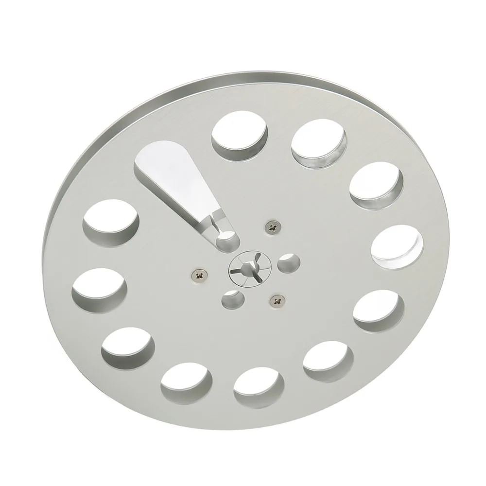 Replacement 1/4 7 Inch Empty Tape Reel 11 Holes Aluminum Reel Tape Reel Universal Open Reel for for NAB Sound Tape