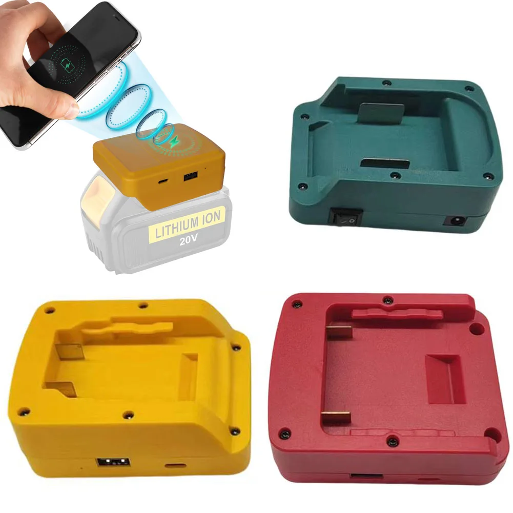 

Wireless Charger Adapter For Dewalt For Bosch For BL1830 For DCB200 Battery Power Tool Accessory In Stock Wholesale