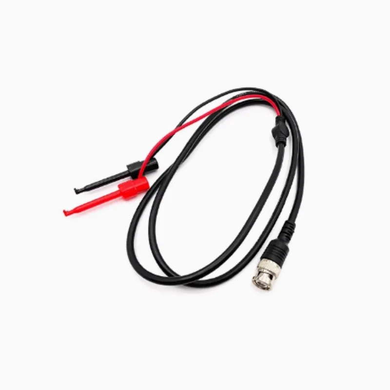 1pcs 1Meter BNC Q9 Male Plug To 4mm Banana Plug Hook Clip Test Probe Cable