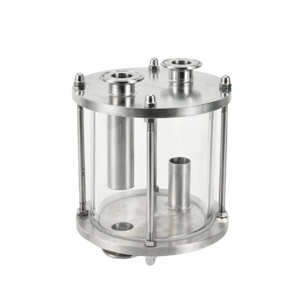 304 Stainless Steel Sanitary Quick Clamp Oil Water Separator for Food Industry Wastewater Treatment