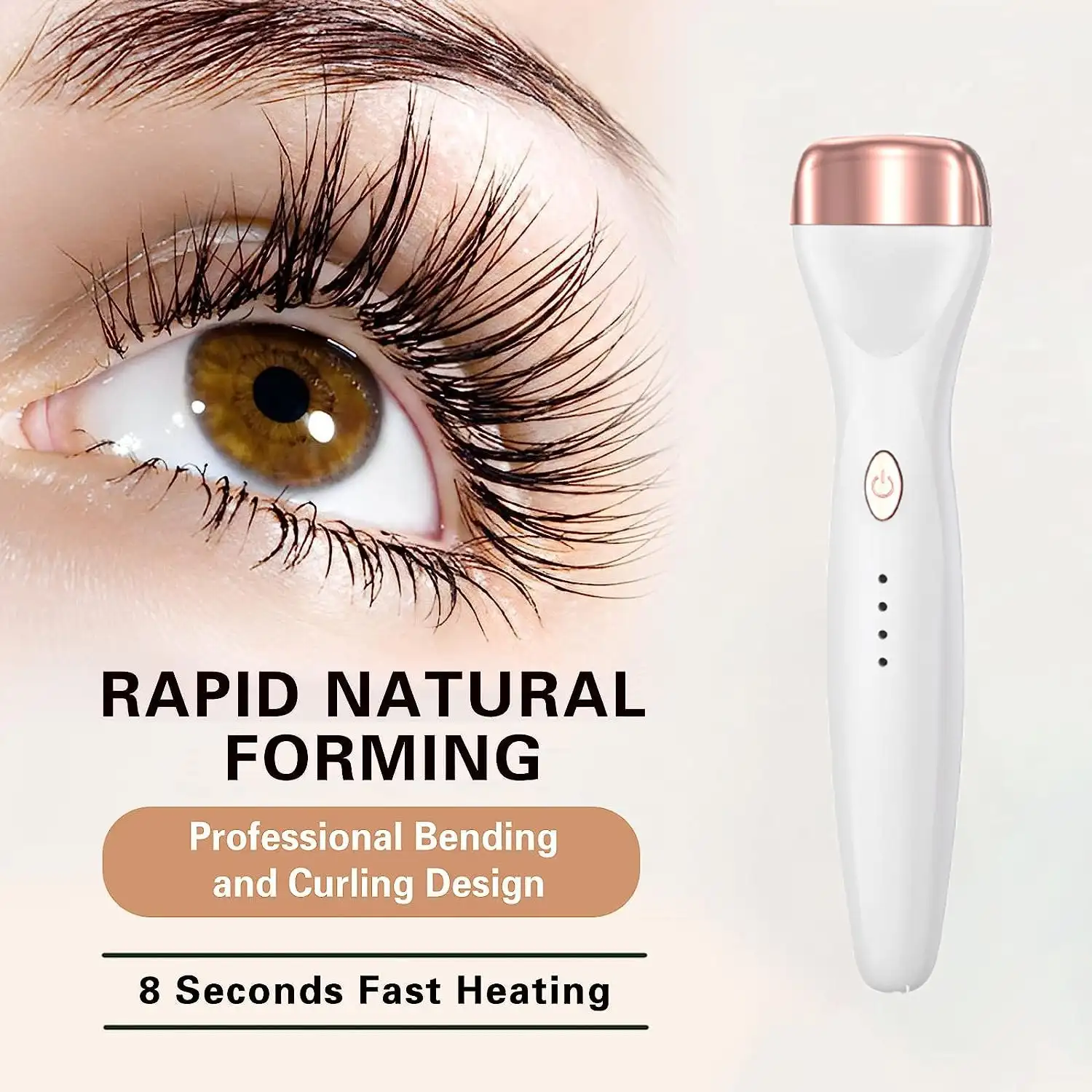 

5D Push Heated Eyelash Curler Electric 3Modes Eye Lashes Eyelash Grafting Long Lasting Makeup Tools Hot Viewer,ホットビューラー