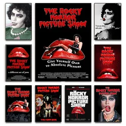 The Rocky Horror Picture Show Movie Poster 1975 Musical Comedy Horror Film Canvas Painting  Print Wall Art Room Home Decoration