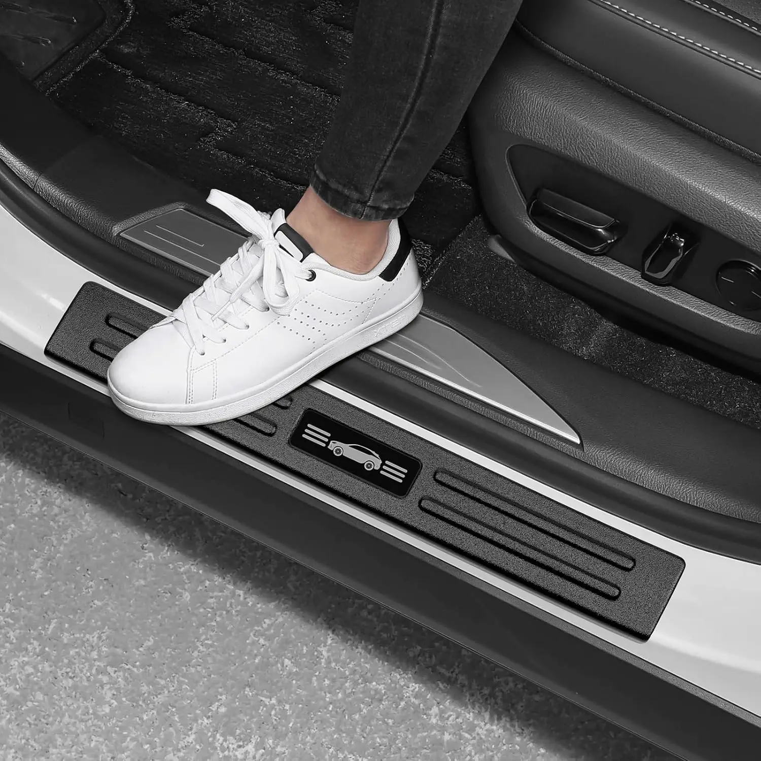 For  Lexus 2023-2027 RX RX350 RX350h RX500h F Sport Accessories Matte Black ABS Plastic Material Auto Door Entry Guards