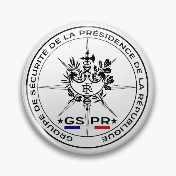 Gspr Security Group Prezydencja Re Soft Button Pin Fashion Collar Decor Kreatywny prezent Odznaka Przypinka do klapy Biżuteria Broszka Śliczna
