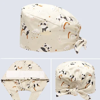 Cabelo Longo Médico Scrub Hat, Boné Cirúrgico, Enfermeira Skullcap, Boné De Salão De Beleza, Chapéus Veterinários, Acessórios De Cirurgia, M988