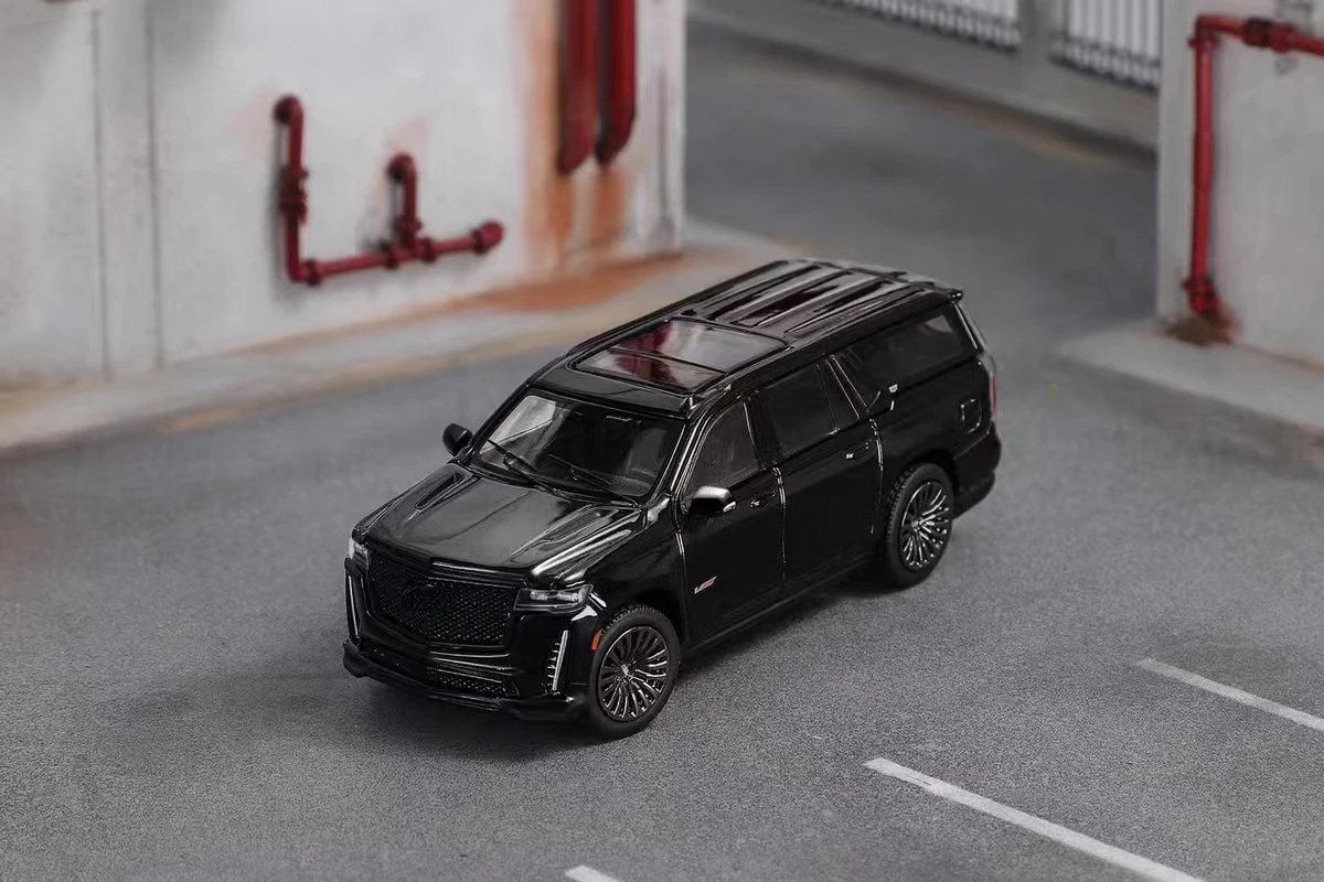 PreSale GCD Shadow Pro 1:64 Escalade ESV 2023 Diecast Diorama Car Model Collection Miniature Toys