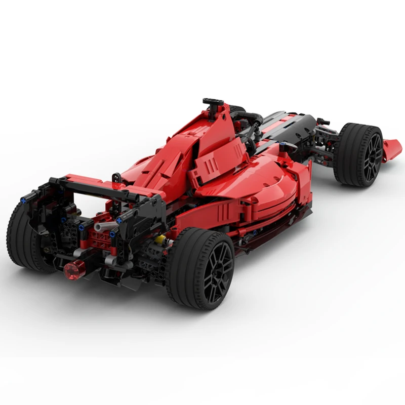 1320PCS MOC Modern Single Seater Racecar Removable Body Panels DIY Model Building Blocks Premium Birthday Toys Gift for Adults