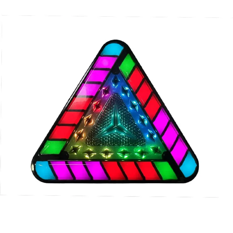 Triangular 24V tricolor LED tail lights and brake lights truck waterproof ABS aluminum alloy sturdy material for use