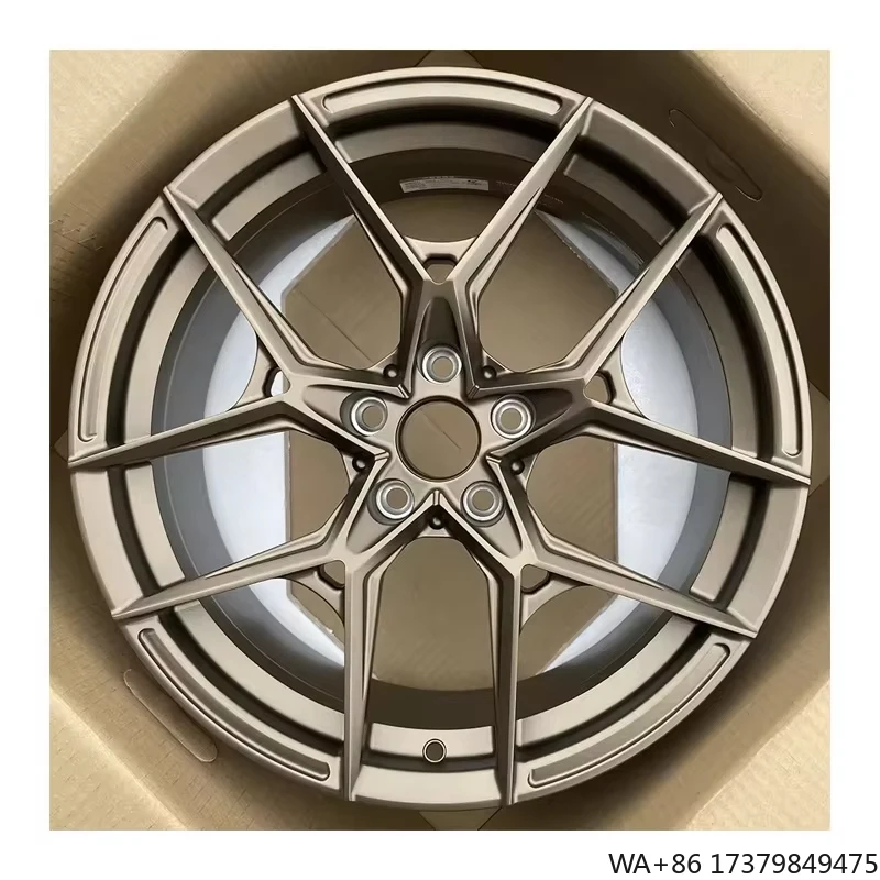 

Прямые продажи с фабрики 6061-T6, колеса из алюминиевого сплава, изготовленные на заказ 19-дюймовые кованые автомобильные колесные диски бронзового цвета