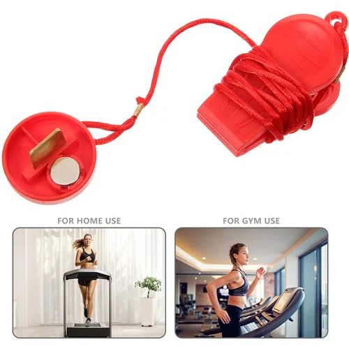 Imagen 2 del producto Cinta de correr interruptor de emergencia llave de seguridad imán Universal cinta de correr llave accesorios de Fitness suministros de equipo de gimnasio
