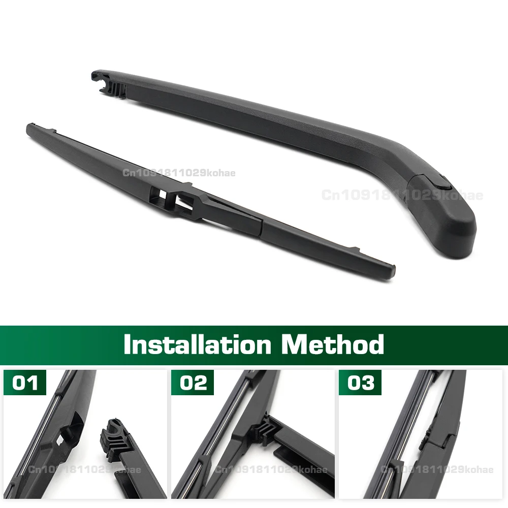 GREATROAD-Kit de juego de brazo y limpiaparabrisas trasero para Toyota Auris Hatchback 2006 - 2012, cepillo para ventana y parabrisas